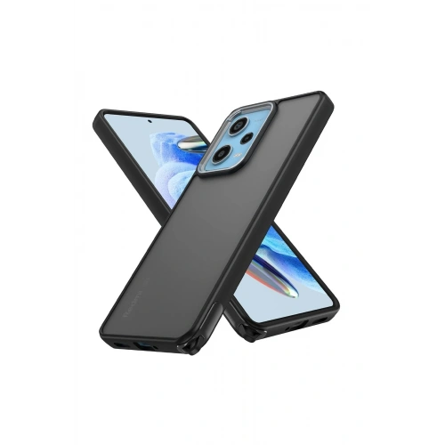 BFS  Xiaomi Redmi Note 12 Pro 5G Kılıf Elegant Kapak - Siyah