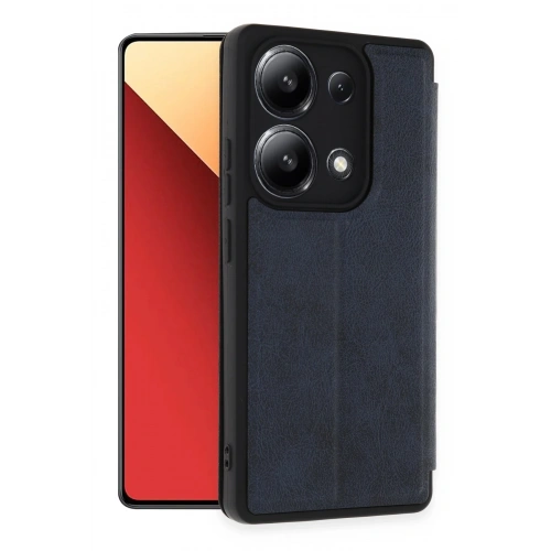 BFS  Xiaomi Redmi Note 13 4G Kılıf Flip Cover - Lacivert