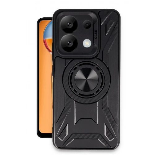 BFS  Xiaomi Redmi Note 13 4G Kılıf Lincoln Silikon - Siyah