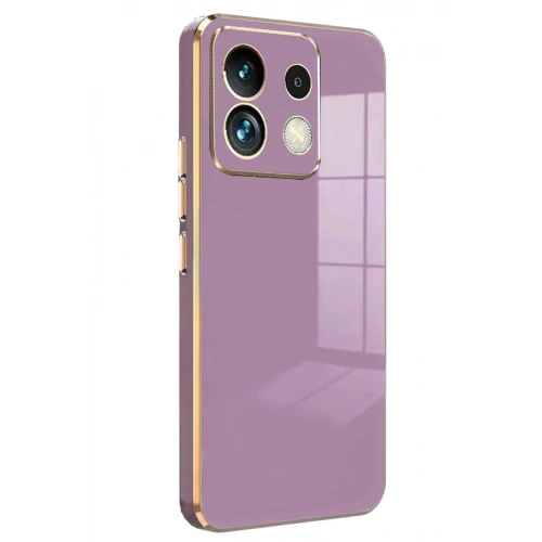 BFS  Xiaomi Redmi Note 13 5G Kılıf Volet Silikon - Mor