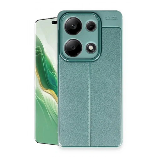 BFS  Xiaomi Redmi Note 13 Pro 4G Kılıf Auto Focus Kapak - Koyu Yeşil