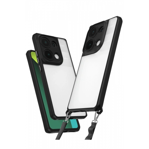 BFS  Xiaomi Redmi Note 13 Pro 4G Kılıf Penta Silikon Kılıf - Siyah