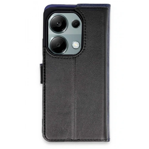 BFS  Xiaomi Redmi Note 13 Pro 4G Kılıf Trend S Plus Kapaklı Kılıf - Siyah