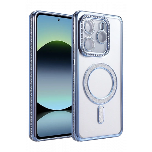 BFS  Xiaomi Redmi Note 14 4G Joke Simli Magneticsafe Kılıf - Mavi