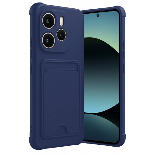 BFS  Xiaomi Redmi Note 14 4G Kelvin Kartvizitli Silikon - Lacivert