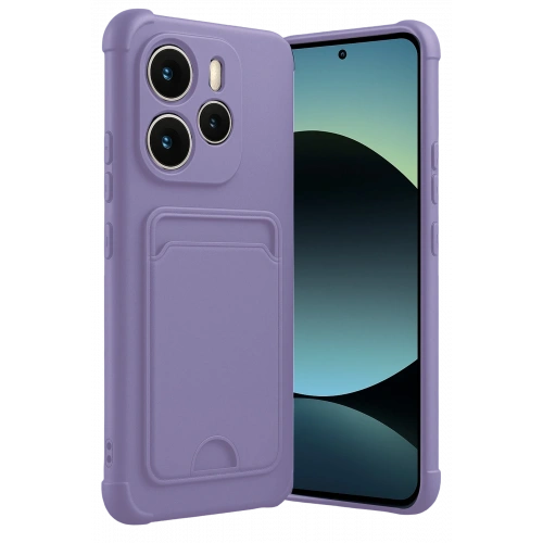 BFS  Xiaomi Redmi Note 14 4G Kelvin Kartvizitli Silikon - Lila