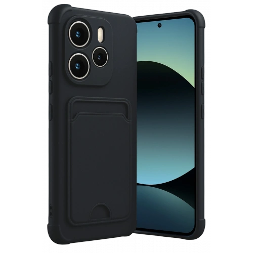 BFS  Xiaomi Redmi Note 14 4G Kelvin Kartvizitli Silikon - Siyah