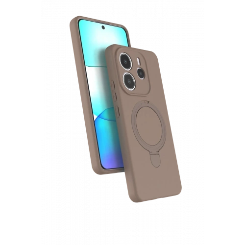 BFS  Xiaomi Redmi Note 14 4G Regal Magsafe Standlı Kapak - Çöl Titanyum