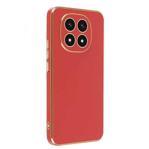 BFS  Xiaomi Redmi Note 14 Pro 4G Kılıf Volet Silikon - Kırmızı