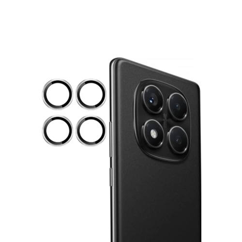 BFS Xiaomi Redmi Note 14 Pro 4G PVD Metal Kamera Lens - Gümüş