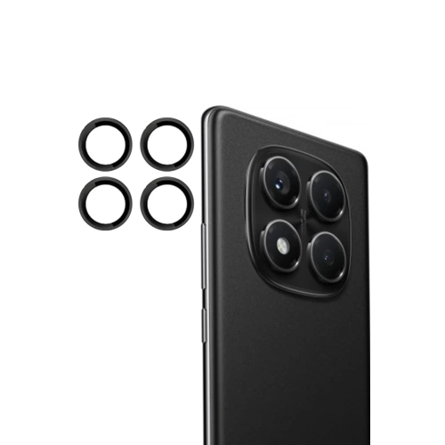 BFS Xiaomi Redmi Note 14 Pro 4G PVD Metal Kamera Lens - Siyah