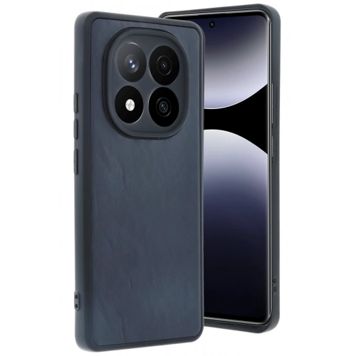 BFS  Xiaomi Redmi Note 14 Pro 5G Kılıf Aras Deri Kapak - Lacivert