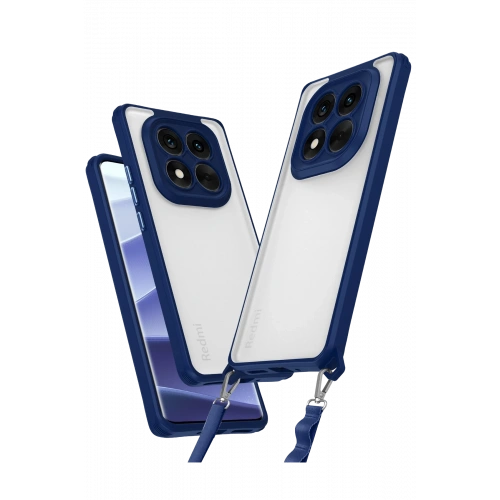 BFS  Xiaomi Redmi Note 14 Pro 5G Kılıf Penta Silikon Kılıf - Lacivert