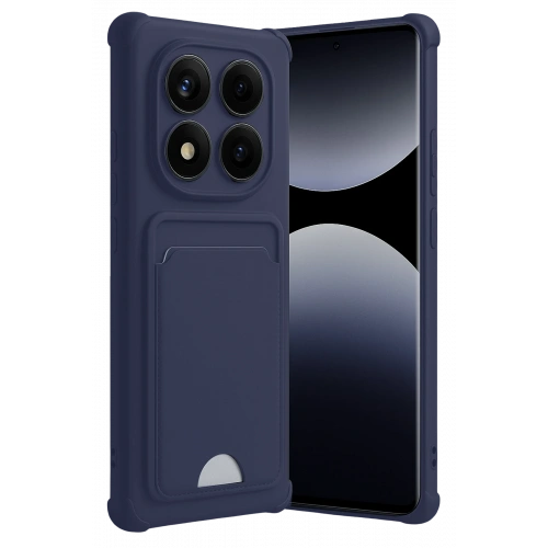 BFS  Xiaomi Redmi Note 14 Pro Plus Kelvin Kartvizitli Silikon - Lacivert