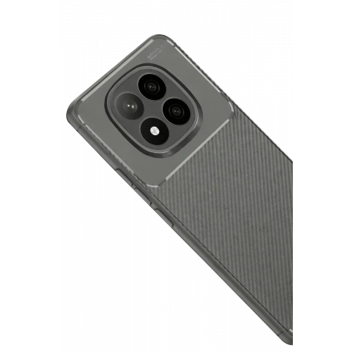 BFS Xiaomi Redmi Note 14 Pro Plus Kılıf Auto Focus Karbon Kapak - Gri