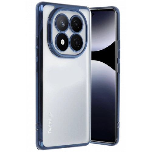 BFS  Xiaomi Redmi Note 14 Pro Plus Kılıf  Lensli Silikon - Lacivert