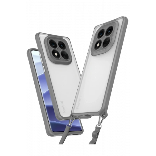 BFS Xiaomi Redmi Note 14 Pro Plus Kılıf Penta Silikon Kılıf - Titan Gri