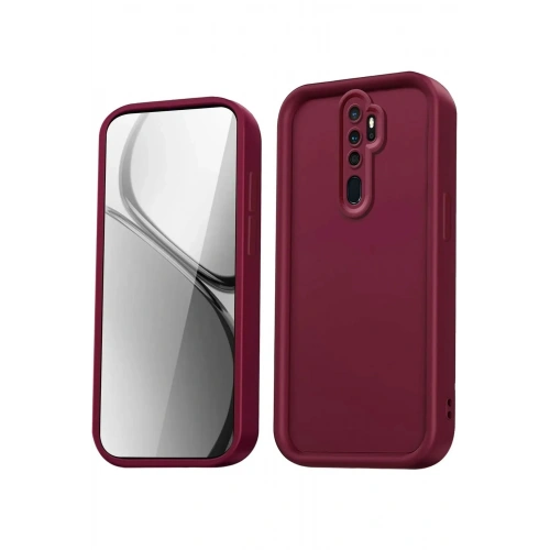 BFS  Xiaomi Redmi Note 8 Pro Kılıf Viera Silikon - Bordo
