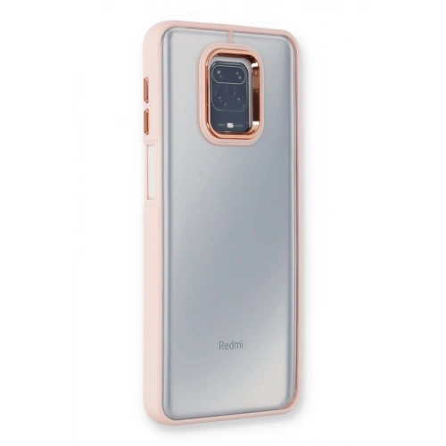BFS  Xiaomi Redmi Note 9 Pro Kılıf Dora Kapak - Pudra