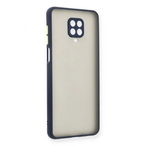 BFS  Xiaomi Redmi Note 9 Pro Kılıf Montreal Silikon Kapak - Lacivert