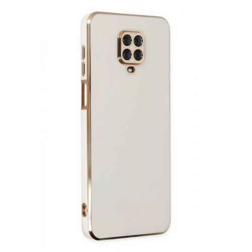 BFS  Xiaomi Redmi Note 9 Pro Kılıf Volet Silikon - Beyaz