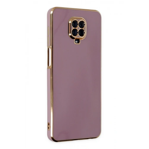 BFS  Xiaomi Redmi Note 9 Pro Kılıf Volet Silikon - Mor