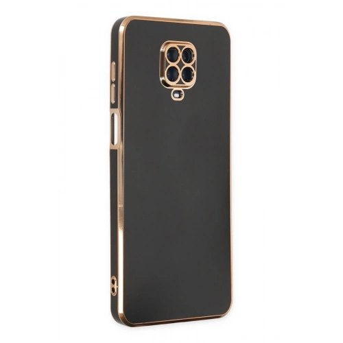 BFS  Xiaomi Redmi Note 9 Pro Kılıf Volet Silikon - Siyah