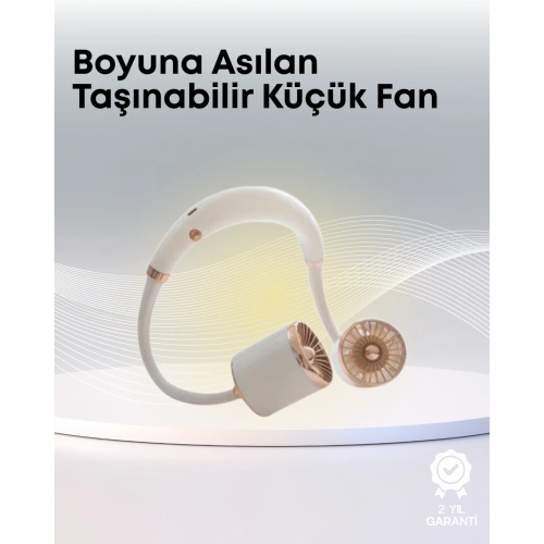 BFS Yazlık Taşınabilir Sessiz Boyun Fanı 3 Kademe Hız Ayarlı