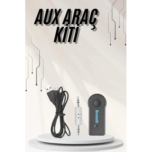 BFS Yeni Nesil Bluetooth Aux Araç Kiti Siyah TV Tablet Telefon Araç Araba