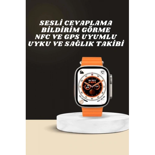 BFS Yeni Nesil Ultra Akıllı Saat Adımsayar Uyku Takibi Nabız Sensörü