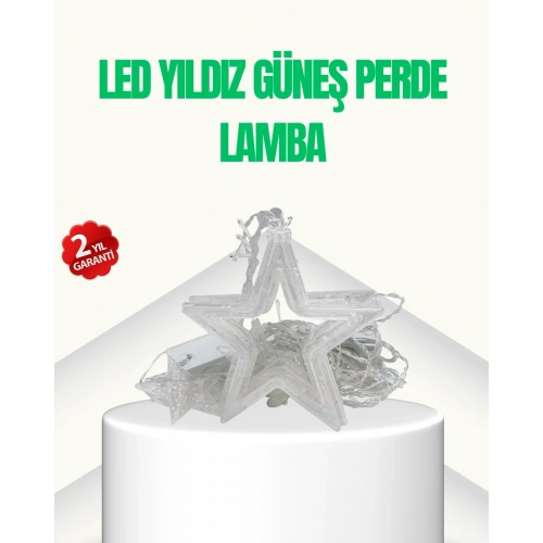 BFS Yıldız Figürlü Perde Peri Led 3x3 Metre Dekoratif Işık