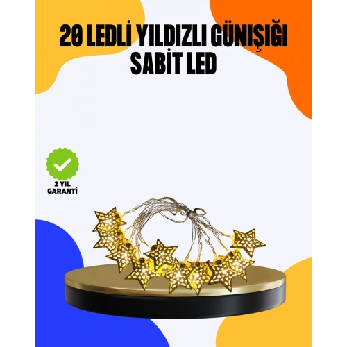 BFS Yıldız Led Işık 5 Metre Dekoratif Aydınlatma Günışığı (Kopya)