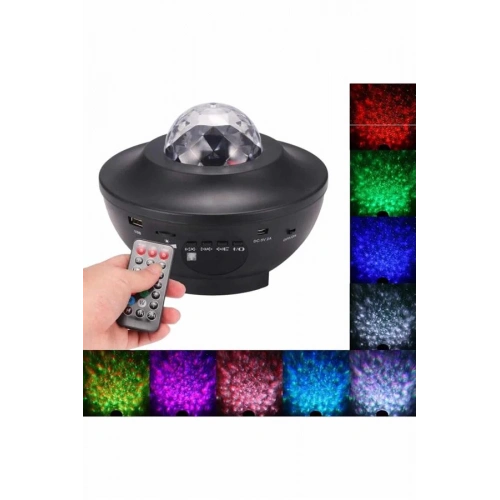 BFS Yıldızlı gökyüzü Projektörü Uzaktan kumandalı Çocuklara Özel Şarjlı