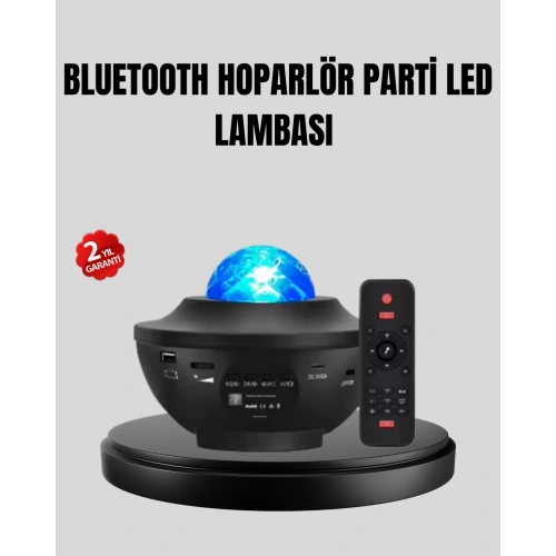 BFS Yıldızlı Projektör Galaxy Efektli Ayarlanabilir Renkli Atmosfer Lambası