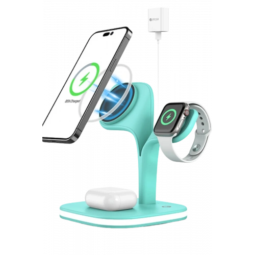 BFS  YM-UD22 Kablosuz Şarj Masaüstü Set - Yeşil