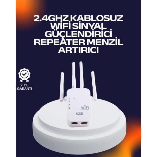 BFS Yüksek Hızlı Parazit Önleyici WiFi Repeater Router