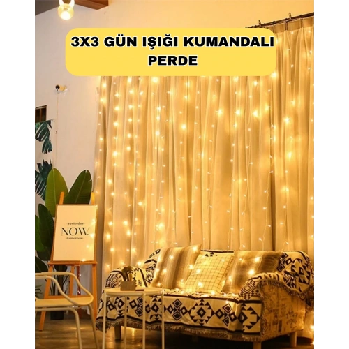 BFS Zaman Ayarlı 8 Modlu Günışığı Perde Led Işık USB Çalışma