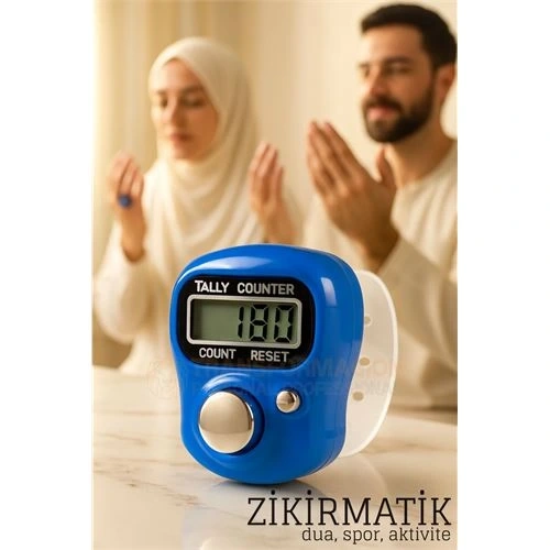 BFS Zikirmatik Dijital Parmak Sayacı Sıfırlanabilir 5 Haneli LCD Ekran