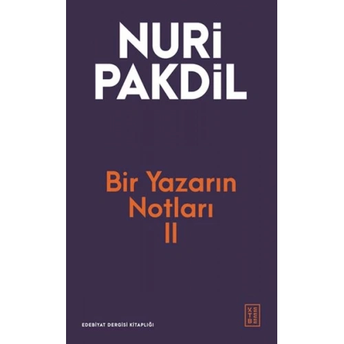 Bir Yazarın Notları II