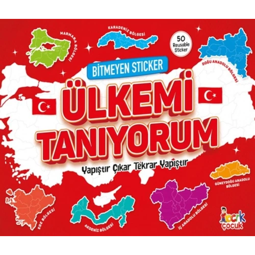 Bitmeyen Sticker - Ülkemi Tanıyorum