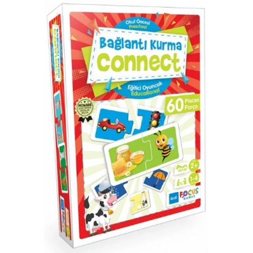 Blue Focus Bağlantı Kurma - Eğitici Oyunlar 60 Parça
