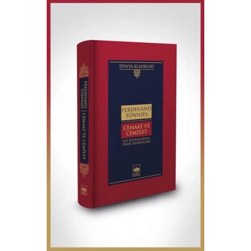 Cemaat ve Cemiyet-Dünya Klasikleri (Ciltli)