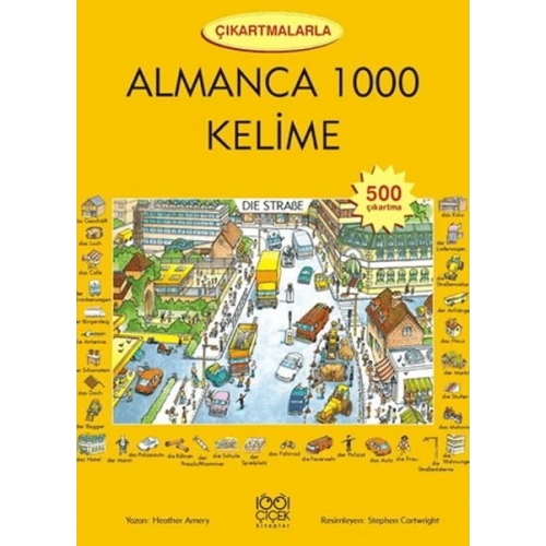 Çıkartmalarla Almanca 1000 Kelime