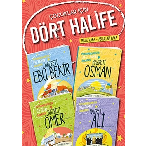 Çocuklar İçin Dört Halife Seti (4 Kitap)