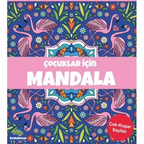 Çocuklar İçin Mandala - Lacivert