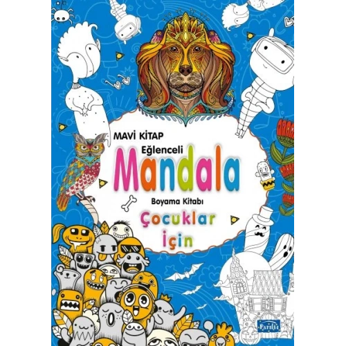 Çocuklar İçin Mandala Mavi