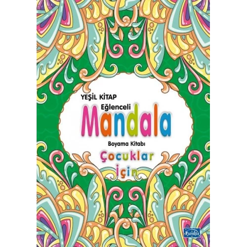 Çocuklar İçin Mandala Yeşil
