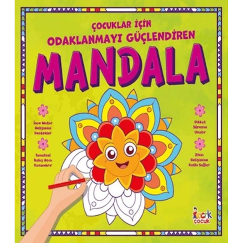 Çocuklar İçin Odaklanmayı Güçlendiren Mandala