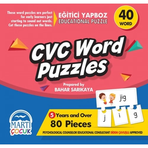 Cvc Word Puzzles - Eğitici Yapboz