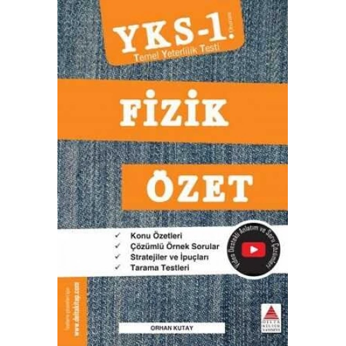 Delta Kültür YKS 1. Oturum Fizik Özet (TYT)